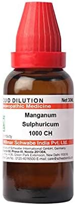 Dr. Willmar a Csomag India Manganum Sulphuricum Hígítási 1000 LSZ