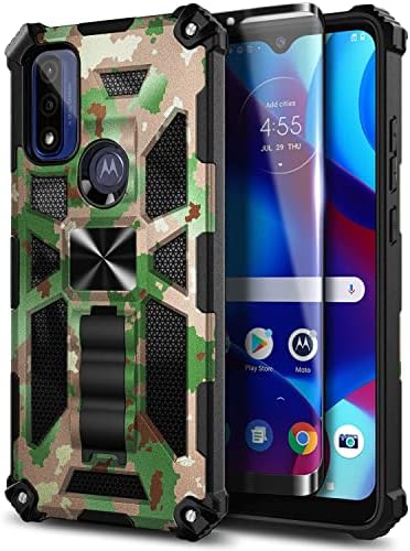 NZND Esetben a Motorola Moto G Tiszta együtt Edzett Üveg kijelző Védő fólia (Maximális Lefedettség), Teljes Testet Védő
