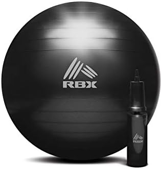 RBX Fitness Labda Anti-Tört Design Egyensúly Core Fitness, 55cm (Kézi Szivattyú Tartozék)