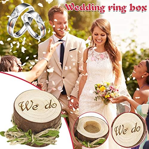 Gyűrű Doboz Doboz doboz Betűkkel Ajándék, Kreatív Javaslat Tárolás Pár Fából készült Esküvői Takarítás & Szervezők Tidy